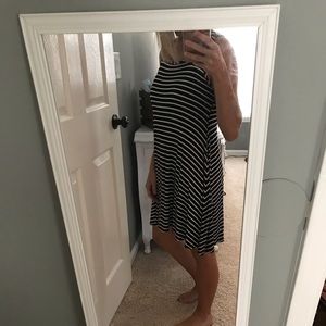 Black and white dress